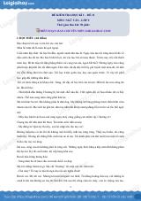 Đề thi học kì 1 Văn 9 - Đề số 11
